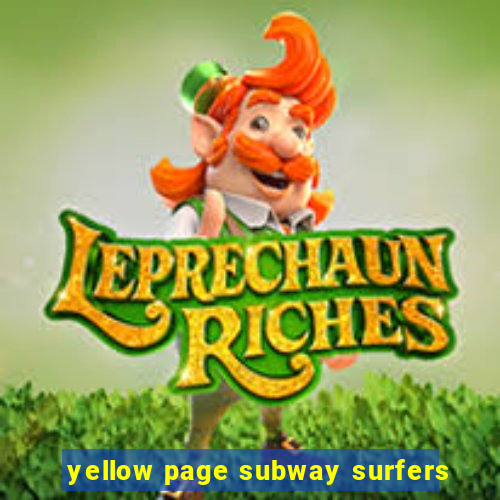 yellow page subway surfers